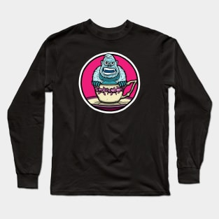 Tea Cup Yeti Long Sleeve T-Shirt